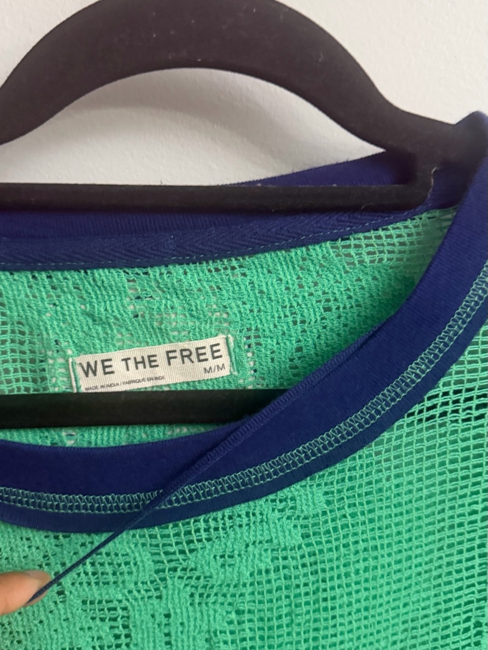 Free People We The Free Best Match Tee Kelly Green Medium M - Picture 5 of 9